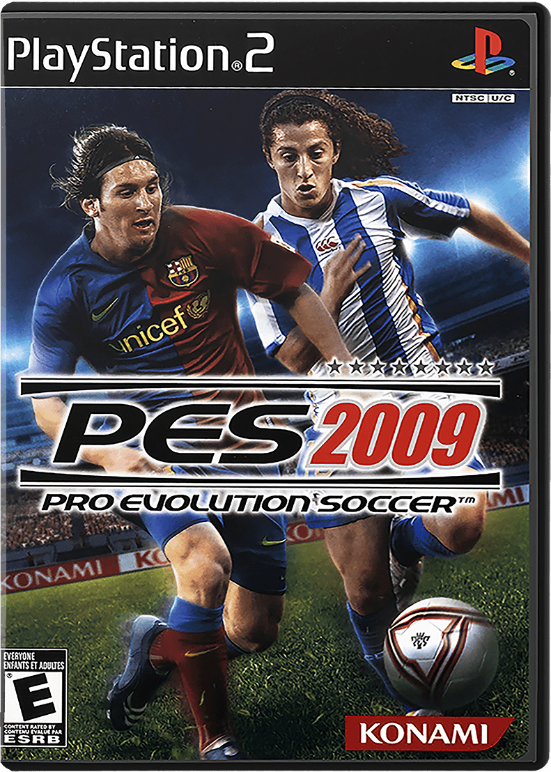 Pro Evolution Soccer 2009 box art for Playstation 2